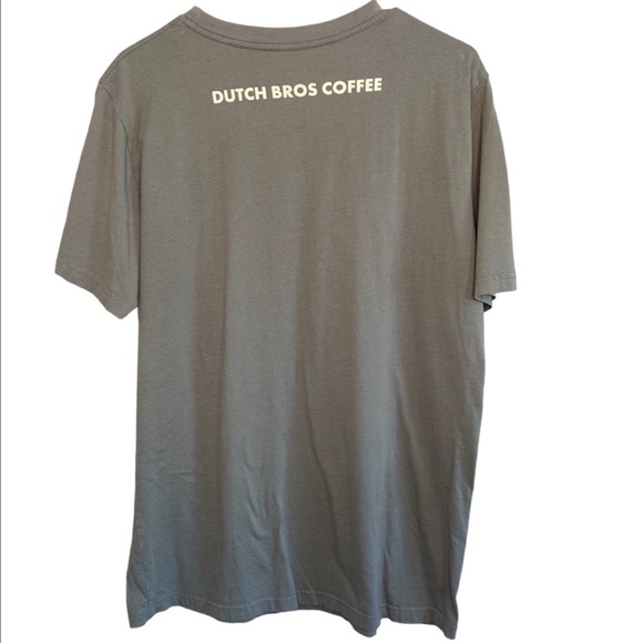 Dutch Bros NWT BRAND NEW IN PACKAGE Gray Short Sleeve T LATGE DB 1992 - Picture 2 of 7